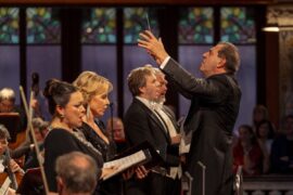 Daniele Gatti durante el Réquiem de Verdi en el Palau de la Música Catalana. ©Jörg Simanowski